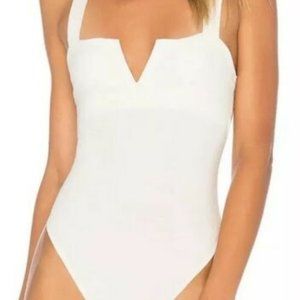 Free People Women's Pippa V-Wire Bodysuit Ivory